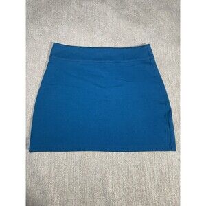 BDG Skirt Womens Large Blue Mini Zip Up